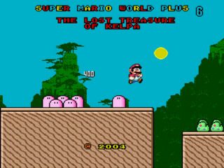 Super Mario World Plus 6 World 1 Title Screen